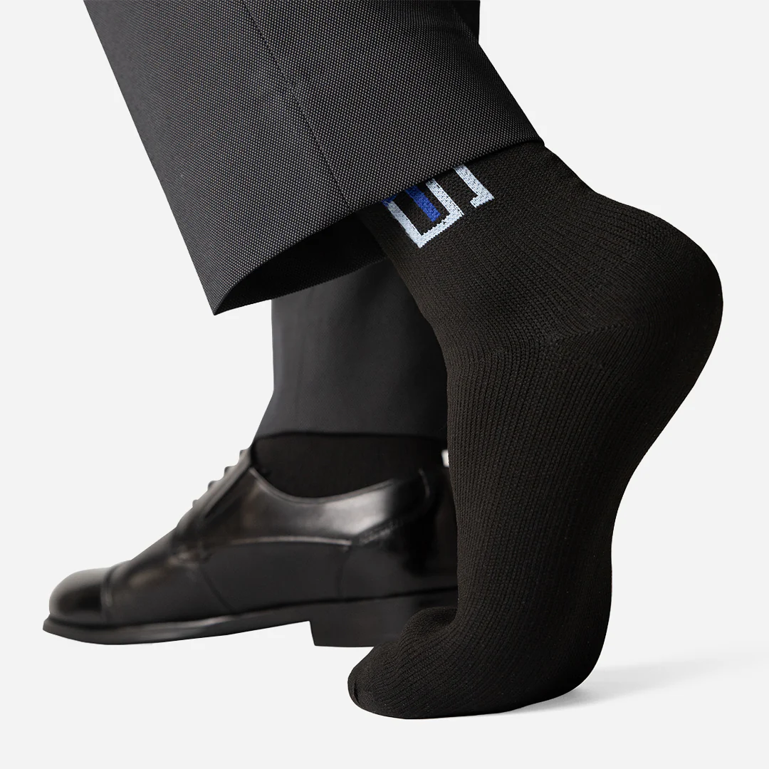 The Wudhu Socks - Jet Black